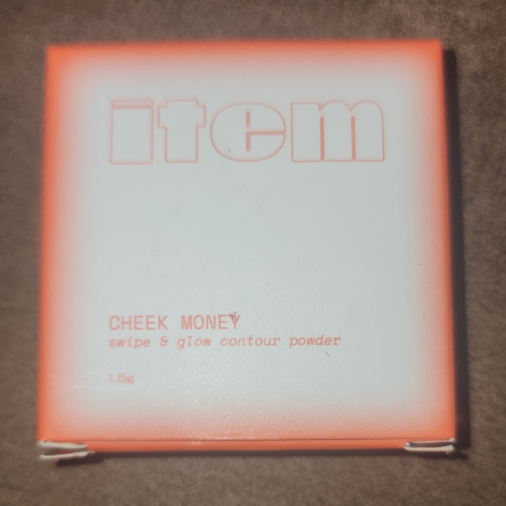 Item Cheek Money Swipe & Glow Contour Powder - Orange
